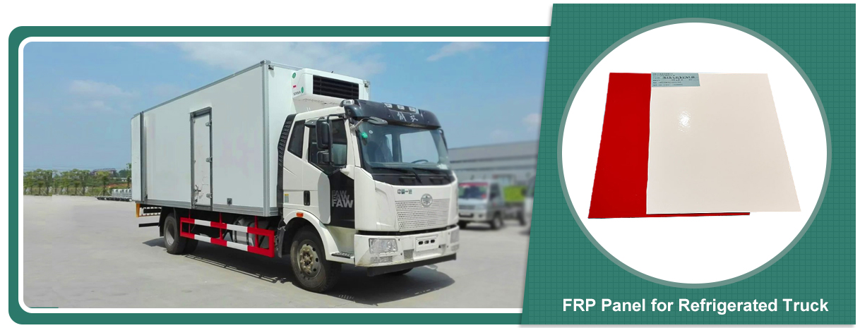 FRP truck body panel