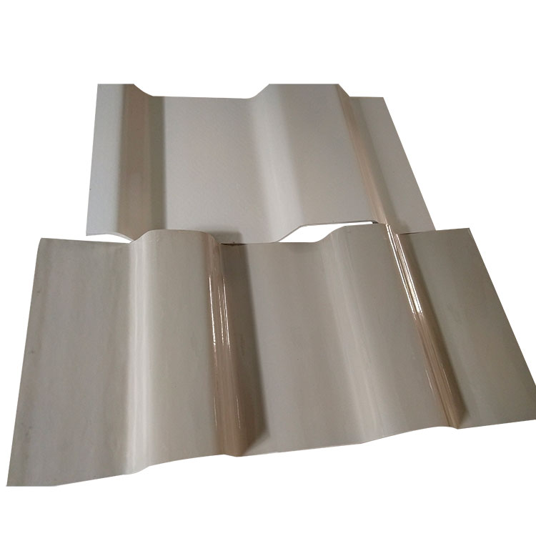 Factory flame-retarded gel coated FRP corrugated panels for cooling tower 